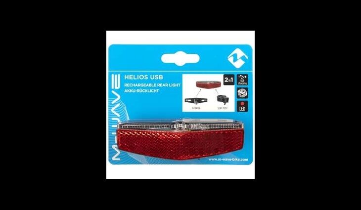 M-Wave Helios USB Akku Rücklicht