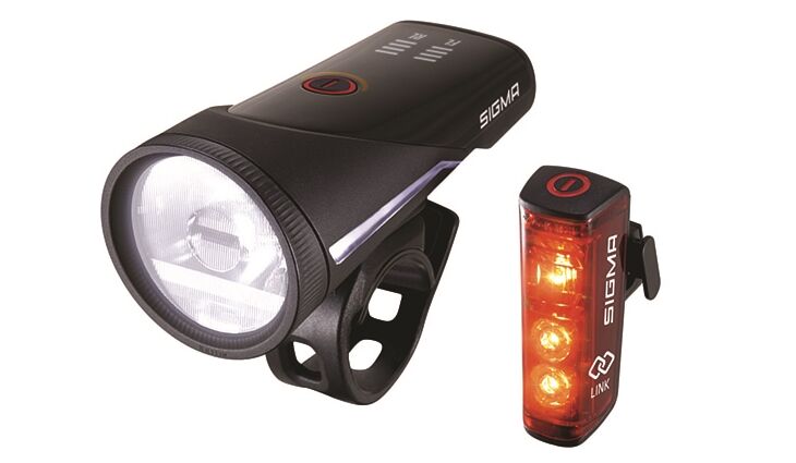 SIGMA LED Akkuleuchten Set Aura 100 USB + Blaze Link