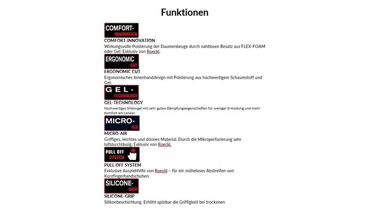 Roeckl Fahrradhandschuhe Itamos 2 schwarz Gr 11,0