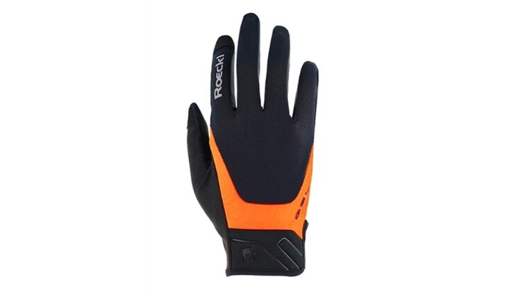 Roeckl Fahrradhandschuhe Mori 2 Gr. 9 black fluo orange