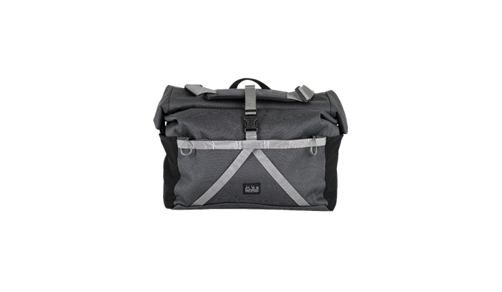 Brompton Tasch Borough Roll Top Bag Large Dark Grey