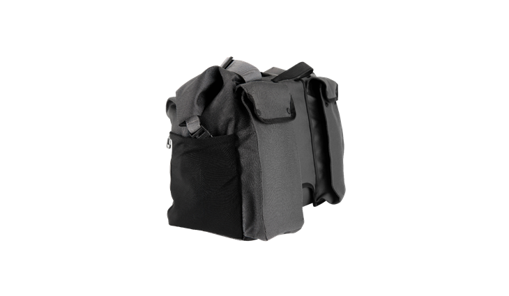 Brompton Tasch Borough Roll Top Bag Large Dark Grey