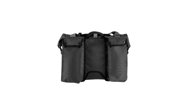 Brompton Tasch Borough Roll Top Bag Large Dark Grey