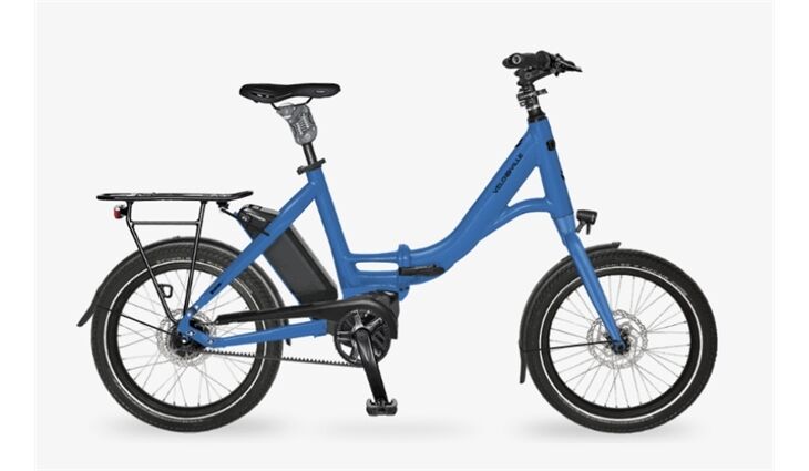 Velo De Ville E-Bike KEB800 Fold 20" Disc 5Gg Nex FL Rh46cm blau