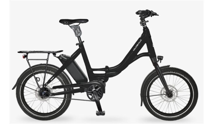 Velo De Ville E-Bike KEB800 Fold 20" Disc 5Gg Nex FL Rh46cm schw