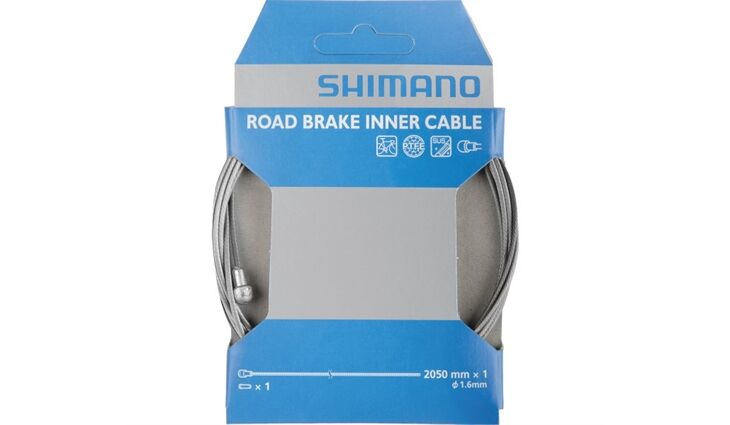 SHIMANO Bremszug Road SIL-TEC Edelstahl mit Innenzug-Endka