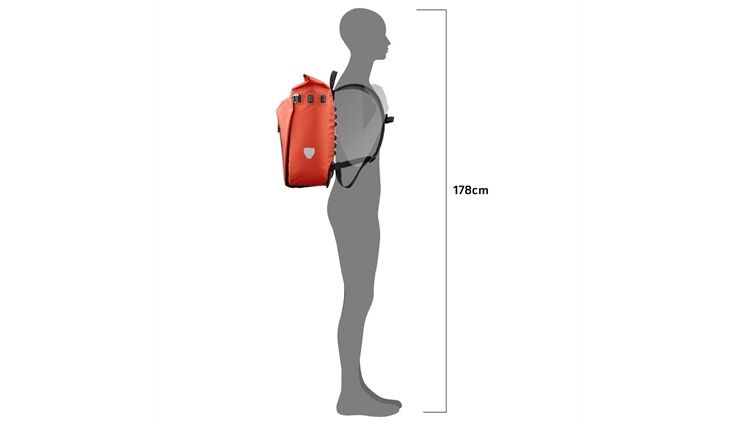 ORTLIEB Rucksack Vario PS QL3.1 rooibos 20L