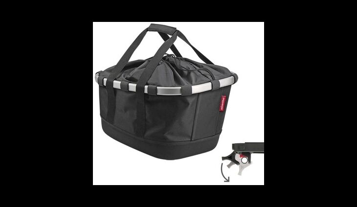 KLICKFIX Bikebasket GT Gepäckträger 21l Uniklip 2 Schwarz