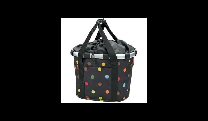 KLICKFIX Bikebasket Lenkerkorb Reisenthel 15l Dots