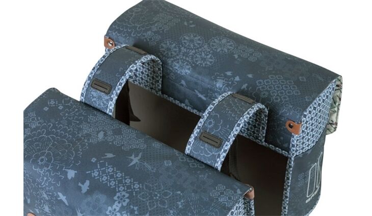 BASIL Doppelpacktasche Boheme blau 35 L Universalbefesti