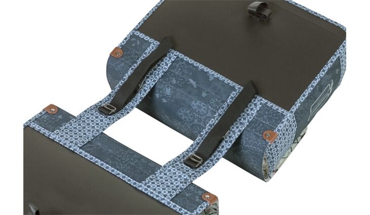 BASIL Doppelpacktasche Boheme blau 35 L Universalbefesti