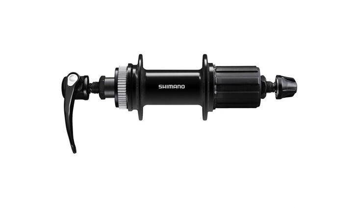 SHIMANO Hinterradnabe FH-QC400-HM 32 Loch 135 mm Schwarz