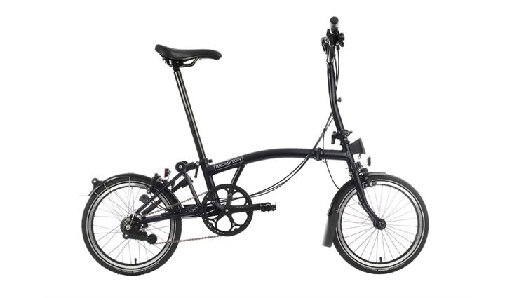 Brompton C Linie 6 Gg Black Mat Lenker Mid Rack Light
