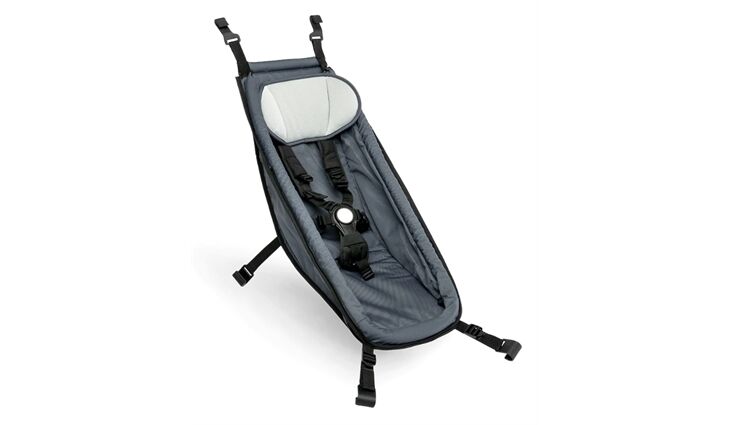 CROOZER Babysitz Kid Anhänger ab 2014 Graphite blue