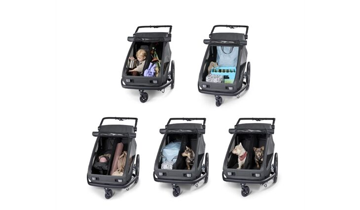 CROOZER Yuuna Modularer Fahrradanhänger