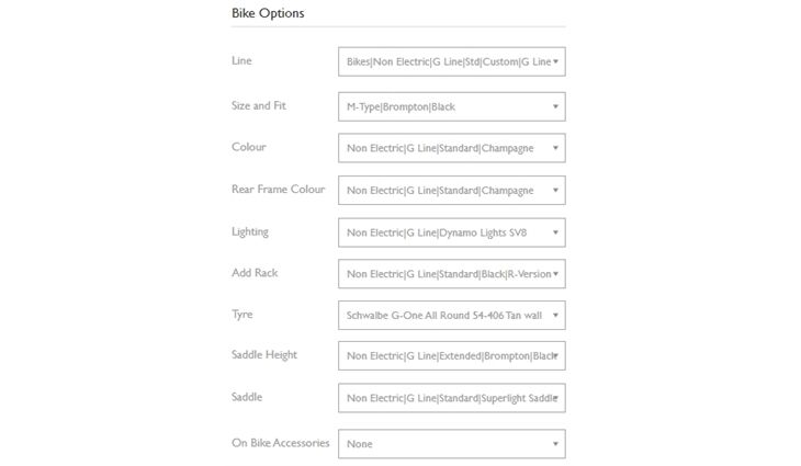 Brompton G Linie 8Gg Traildust Size M Licht Gepäckträger