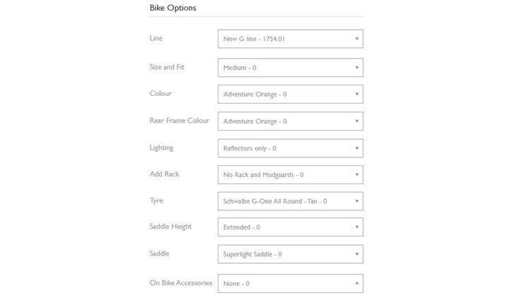 Brompton G Linie 8Gg Orange Size M