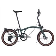 Brompton G Linie 8Gg Forest Green Size M Licht Gepäckträger