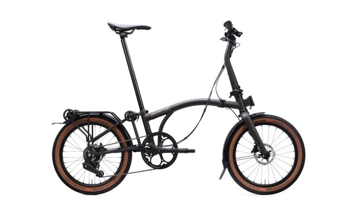 Brompton G Linie 8Gg Space Black Size M Licht Gepäckträger