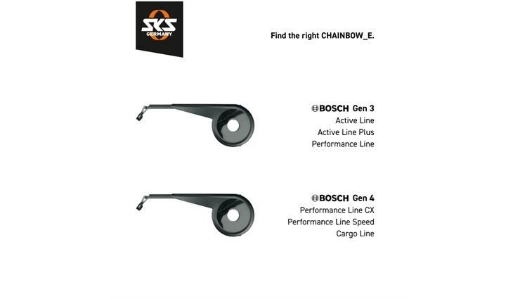 SKS Kettenschutz Chainbow Bosch 38 Z. Gen 3 schwarz
