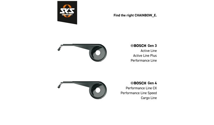 SKS Kettenschutz Chainbow E für Bosch Gen 4, 38 Zähne