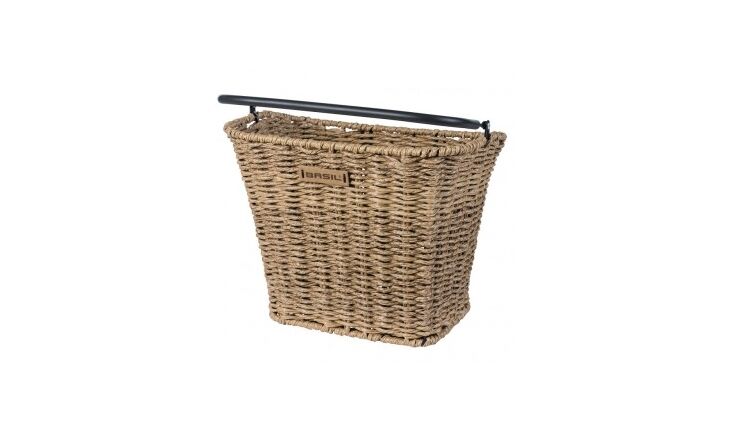 BASIL Vorderrrad-Korb Basil Bremen Rattanlook 27x36x29cm