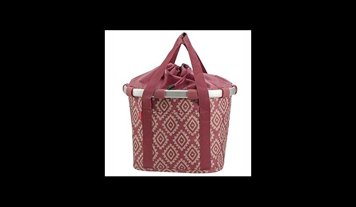KLICKFIX Bikebasket Lenkerkorb Reisenthel 15l Diamonds Red