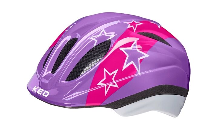 KED Helm Meggy II Trend Lilac Stars SM 49-55 cm