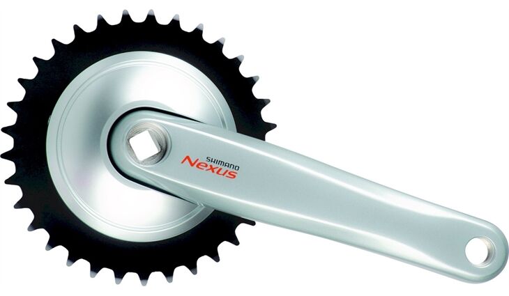 SHIMANO Kurbelset 38 Zähne silber 170