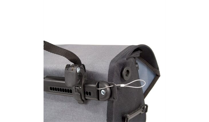 ORTLIEB Anti-Theft-Device for QL2.1 bags, silver, long